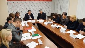 Встреча в Министерстве социальной политики Свердловской области.