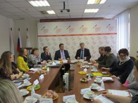 Встреча в Министерстве социальной политики Свердловской области.